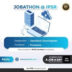 the flyer for jobstation @ isr