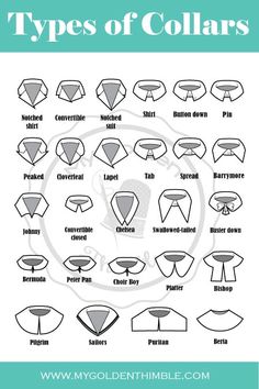 the types of collars for men and women in different styles, sizes and colors