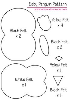 the instructions to make a felt snowman