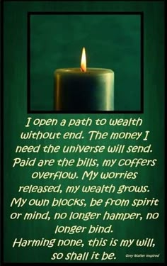 Money Spells Magic, Smudging Prayer, Candle Magic Spells, Money Spells That Work, Luck Spells, Candle Magick