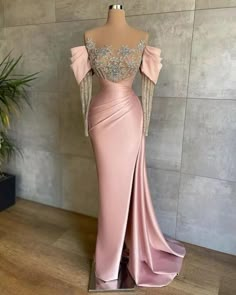 Pink Mermaid, Long Sleeve Prom, Perfect Prom Dress, Mermaid Evening Dresses, Prom Dresses With Sleeves, Prom Dresses Long With Sleeves, Hot Dress, Mermaid Prom Dresses