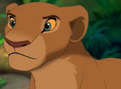 the lion cub from disney's live - action movie is shown in this image