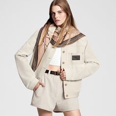 LOUIS VUITTON® - Ultimate Monogram Square 90 - Dune Chic Louis Vuitton, Louis Vuitton Women Clothing, Louis Vuitton Winter 2022, Louis Vuitton Fall 2022, Louis Vuitton Spring 2023, Louis Vuitton Outfit, Louis Vuitton Collection, Square Silk Scarf, Monogram Pattern