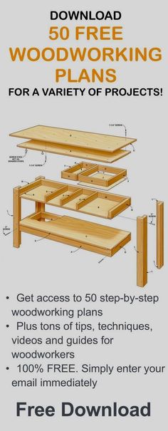 the woodworking plans for this project is free