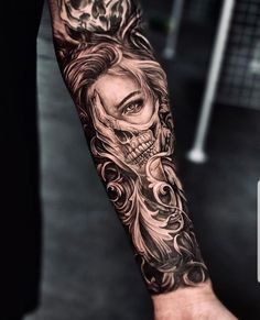 a person with a tattoo on their arm