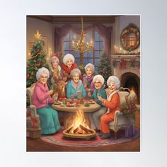 High-quality posters to hang in dorms, bedrooms or offices. Multiple sizes are available. Printed on 185gsm semi gloss poster paper. Additional sizes are available. Golden Girls Christmas, The Golden Girls, Christmas Poster, Golden Girls, Christmas Girl, Quality Posters, Christmas Time, Sale Poster, My Art