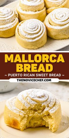 the recipe for mallorca bread is so easy to make and it's delicious