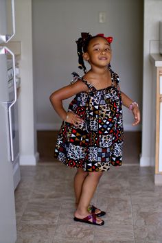 Dress African Print, Baby Girls Dresses, Chic Dress Classy, Dress Baby Girl, Short African Dresses