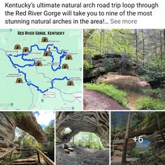 the kentucky national natural road trip through the red river gorge will take you to the most stunning natural arches in the area see more