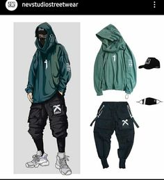 Parkour Clothes, Parkour Outfits Men, Parkour Outfits, Cyberpunk Style Outfit, Techwear Men Outfit, Cyberpunk Outfit Male, Parkour Clothing, Techwear Men, Cyberpunk Streetwear