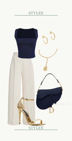 Elegantes Outfit Damen, Outfit Chic, Shein Outfits, Fancy Outfits, Casual Style Outfits, Business Outfits