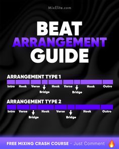 the beat arrangement guide for mixing music