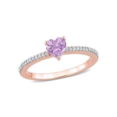 The Everly Women's Amethyst 10k Rose Gold Ring is a beautifully crafted set designed to add elegance to any outfit. Each piece in this set is made from high-quality materials, ensuring durability and style. Perfect for formal occasions or as a thoughtful gift, this set combines sophistication and charm. With its timeless design, it's sure to impress and complement any wardrobe. Whether you're elevating your own style or gifting it to someone special, this jewelry set is a must-have. Size: 10.5. Heart Solitaire Ring, Rose Gold Heart, Rose Gold Ring, Jewelry Set, Womens Watches, Women Rings, Timeless Design, Thoughtful Gifts, Jewelry Watches