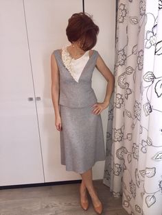 Одноклассники Burda Style, Dress Skirt, Slip Dress, Grey, Dresses, Clothes