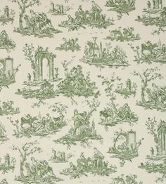 a green and white toiler print wallpaper