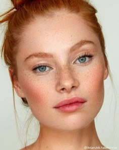 Makeup For Redheads, True Spring Color Palette, True Spring Colors, No Make Up Make Up Look, Red Hair Makeup, Freckles Makeup, Redhead Makeup, Mekap Mata, Faux Freckles