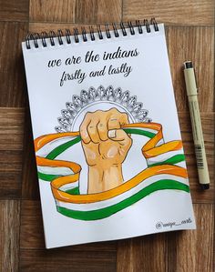 #Republicday  #Artillustration #Indian Drawing Creative Unique, Happy Independence Day Drawing Ideas, Independent Day Mandala Art, Independence Day Art Ideas, Independence Day Drawing Sketch, Independence Day Ideas For School, Independence Drawing Ideas, Independence Day Drawing Ideas India