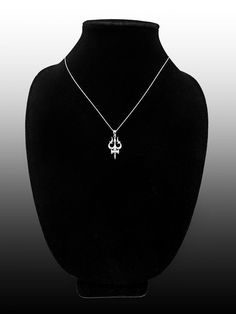 Sterling Silver Trident of Lord Shiva Trisul (Trishula) Hindu Yoga and Pilates Pendant Necklace. Available as pendant or necklace. Chain length available: 16", 18", 20", 22". Metal: 925 Sterling Silver. Pendant weight: 1.3 g. Pendant height (w/ bail): 1.3" (33 mm). Pendant width : 0.6" (15 mm). Bail opening: 3 mm. Gender: unisex. Finish: polished. Chain weight: 1 g. Chain clasp: spring ring. Yoga Ring, Yoga And Pilates, Snap Streak Ideas Easy, Yoga Jewelry, Lord Shiva, Necklace Chain, Gold Style, Sterling Silver Pendant, Spring Rings