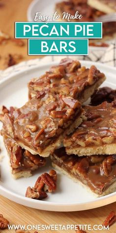 If you're looking for the perfect dessert to impress, these Pecan Pie Bars are it! My husband claims these are his all-time favorite, and who can blame him? With a buttery shortbread crust and a sweet, gooey pecan pie topping, it's basically the best parts of a classic pecan pie in easy-to-eat bar form. Plus, they’re perfect for feeding a crowd (or keeping all to yourself, no judgment here)! Easy Pecan Pie Bars, Pecan Pie Topping, Gooey Pecan Pie, Pie Topping, Pecan Pie Bars Easy, Classic Pecan Pie, Pie Bars Recipe, Easy Pecan Pie, Pecan Pie Bars Recipe