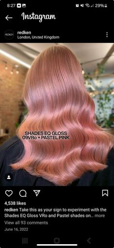 Redken Formulas, Bubblegum Pink Hair, Salon Hair Color, Color Formulas, Hair Color Pastel, Salon Hair, Hair Coloring