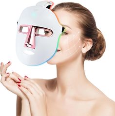 PRICES MAY VARY. 🔥【Long lasting & Safe】The Mask made with comfortable ABS material,odorless, anti-break and durable. safe and quick protection of skin. 🔥【Comfortable To Wear】The inside of the face mask is made of high sillic one pads that Soft and high elasticity, no light leakage, eye protection, the face mask is equipped with a fixed elastic band, and comes with 1 Velcro, it can easily fit all sizes of head.The newly upgraded facial mask is lighter and does not press on the nose. 🔥【High qua Face Mask Beauty, No Light, Beauty Devices, Shrink Pores, Facial Mask, Friendly Design, Facial Masks, Oils For Skin, Eye Protection