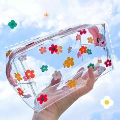 Large Transparent PENCIL CASE Pen Pouch School Supplies Makeup Bag Kids Students Clear Cosmetic Bag, Cosmetic Bag Organization, Storage Bedroom, Clear Makeup Bags, Storage Bathroom, Blue Butterflies, Stationary School