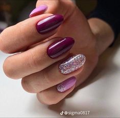 Sns Nails Colors, Heart Nail Designs, Art Design Ideas, Modern Nails, Her Nails, Thanksgiving Nails, Heart Nails, Beautiful Nail Art, Purple Nails