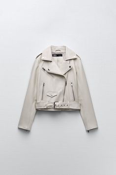 Leather Blazer Women, Zara Leather Jacket, Zara White, Faux Leather Jacket, Leather Shorts, Leather Blazer, Faux Leather Jackets