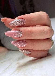 Bridal Nails Designs, Her Nails, Bridal Nails, Xmas Nails, Classy Nails, Cute Acrylic Nails, Nude Nails