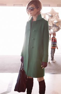 Fall Coat Fall Outfit For Women, Outfit For Women, Victoria Secrets, Green Coat, Fashion Mode, Looks Style, Mode Inspiration