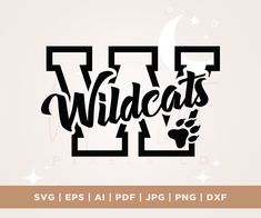 the wild cats svg files are available for use in this project, and can be used