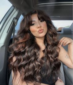 Matrix Products, Haircut Long Layers, Long Layers And Curtain Bangs, Layers And Curtain Bangs, Ariel Hair, Long Hair Trends, Inspo Hair, Brown Hair Looks, Gorgeous Hairstyles