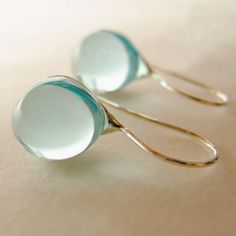 Round Glass Drop Earrings Round Glass Jewelry For Gifts, Downtown Tokyo, Simple Cute Nails, Designers Jewelry Collection, Casual Work Wear, Glass Drop Earrings, Word Meaning, Silver Glass, Jewelry Lookbook