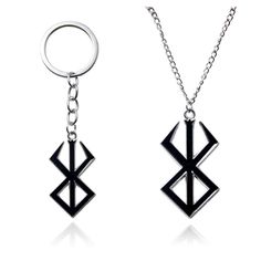 PRICES MAY VARY. 【Berserk Necklace】The set includes Rune necklace and Rune keyring.Specially for every Berserkers fans. Enjoy and share with your friends! 【Berserk Keychain】No special maintenance, no fear of sweat and water, not easy to wear, no fading. 【Rune Necklace Set】Able to meet the expectations of various movie fans. Good details, easy to match any style of clothing. Match with suitable apparel for different occasions. 【Perfect Gift】Suit for birthday, party decorations, christmas, new yea Berserk Keychain, Berserk Clothes, Berserk Necklace, Berserk Symbol, Rune Necklace, Party Decorations Christmas, Viking Mythology, Symbol Necklace, Norse Vikings