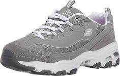 PRICES MAY VARY. Flexible sole ; 1 1/4 inch built in heel Skechers D Lites, Sport Women, Skechers Women, Sneakers Grey, Kids Luggage, 4 Inch Heels, Luxury Store, Sketchers Sneakers, Fashion Sneakers