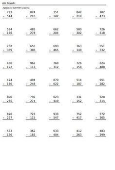 the worksheet for adding and subming numbers to two digit numbers is shown