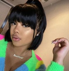 Quick Weave Hairstyles, How To Style Bangs, Hair Laid, Hair Life, Short Blonde Hair, Baddie Hairstyles, Hair Game, Wigs With Bangs