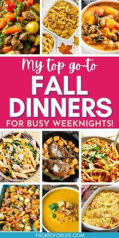 the top 10 fall dinners for busy nights