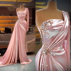 Pink Beaded Prom Dress, 1940s Prom Dress, Pink Masquerade Dress, Pink Met Gala Dresses, Pink Gown Aesthetic, Cute Pink Prom Dresses, Prom Dresses Extra, Pink And White Prom Dress, Pink And Gold Prom Dress