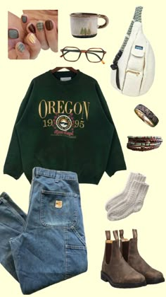 #outfitinspo #aestethic #camping Granola Girl Outfits, Granola Outfits, Cool Outfit Ideas, Daily Outfit Inspiration, Earthy Outfits, Cool Outfit, Granola Girl, Fall Fits, Outfit Inspo Fall