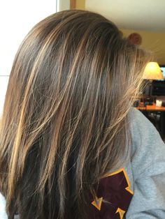 Highlights for brunette hair Brown Hair And Highlights, Hair Projects, Fall Hair Color For Brunettes, Hair Color Light Brown, Hair Color Ideas For Brunettes, Hair Color Highlights, Trendy Hair Color, Balayage Brunette, Brown Hair With Highlights