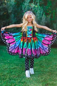 Toddler Butterfly Costume, Butterfly Costume Kids, Girls Butterfly Costume, Fluffy Tulle Skirt, Butterfly Halloween Costume, Butterfly Halloween, Ivy Costume, Halloween Toddler, Butterfly Costume