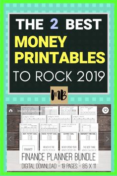 the 2 best money printables to rock 2019