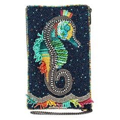 Coasting Along Beaded Crossbody Phone Bag – Mary Frances Accessories Embellished Handbags, Mary Frances Bags, Hand Beaded Bag, Wild Bees