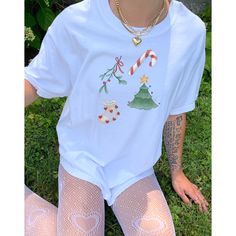 ♡ Please let me know if you need any custom designs or bulk orders that is not listed, I'll happily custom-make it for you! ♡ 🌟SIZING Please find the size chart in listing photo before purchasing. We recommended measuring a t-shirt you already own to get the best fitting t-shirt. 💖CARE/ WASH Machine wash: warm (max 40C or 105F); Non-chlorine: bleach as needed Tumble dry: medium heat; Iron, steam or dry: low heat; Do not dry clean. ✨SHIPPING Custom orders may take longer to process but your items usually will ship in 2-7 business days. Products shipped from US.  Thanks for shopping small.  Please let me know if you need any custom designs or bulk orders that is not listed, I'll happily custom-make it for you! ♡ Christmas Aesthetic Winter, Tree Tshirt, Aesthetic Winter, Watercolor Graphic, Winter Shirts, Christmas Aesthetic, Santa Christmas, Comfort Colors, Custom Orders