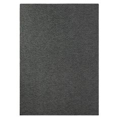 a dark gray rug on a white background