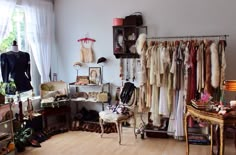 a room filled with lots of different types of clothes