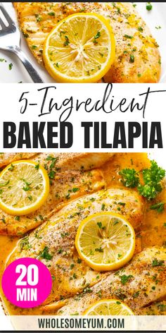 Baked Tilapia Crispy Oven Baked Tilapia, Roasted Tilapia And Vegetables, Lemon Basil Tilapia, Low Calorie Tilapia Meals, Baked Tilapia From Frozen, How Long To Bake Tilapia, Tilapia Paleo Recipes, Tilapia Recipes Gluten Free