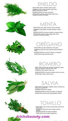 the different herbs used in this recipe