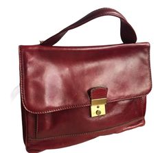 Vintage leather bag from the 80s , has two compartments . Very good condition with extra small signs of wear - some razed parts / pictured / and some patina on the clasp . In gorgeous wine colour . Burgundy Rectangular Satchel For Business, Burgundy Rectangular Satchel For Office, Rectangular Burgundy Satchel For Office, Burgundy Top Handle Satchel For Business, Red Satchel Briefcase With Top Carry Handle, Retro Burgundy Bags For Daily Use, Classic Burgundy Satchel With Top Carry Handle, Classic Burgundy Shoulder Bag With Top Carry Handle, Retro Burgundy Rectangular Bag